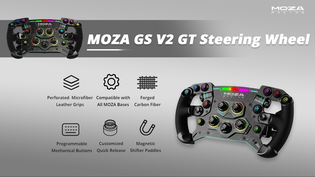 MOZA Racing GS V2P Kormánykerék