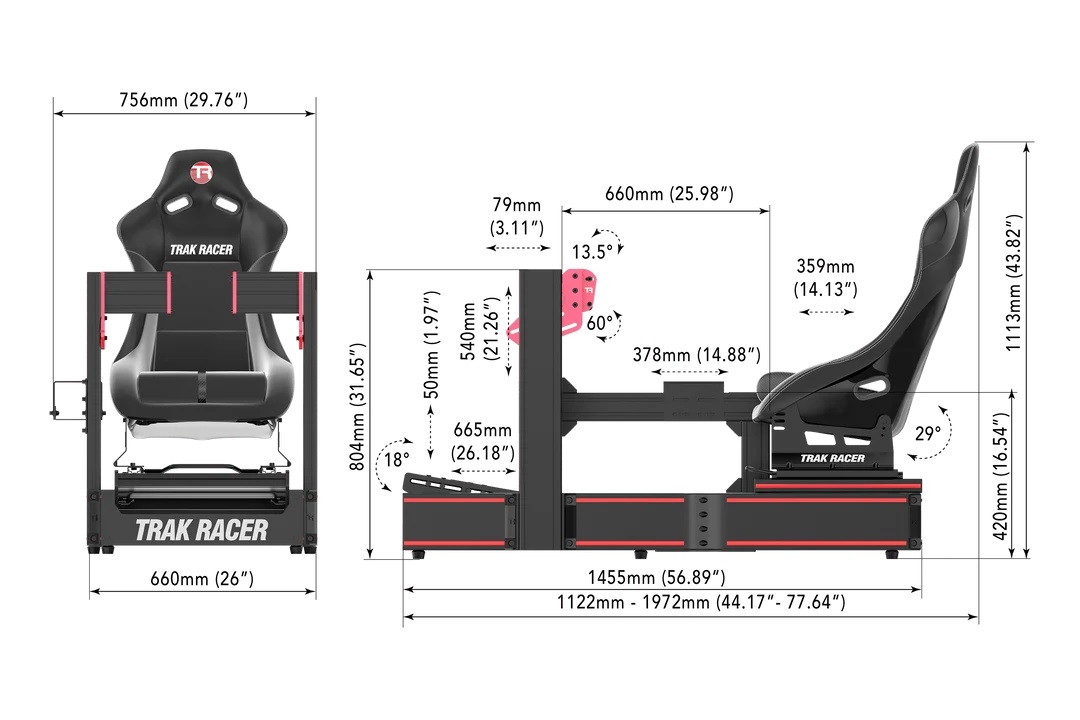 Track Racer TR160S V2 cockpit