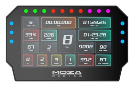 Moza CM 2 Dashboard